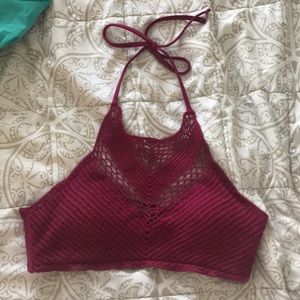 Halter bikini top